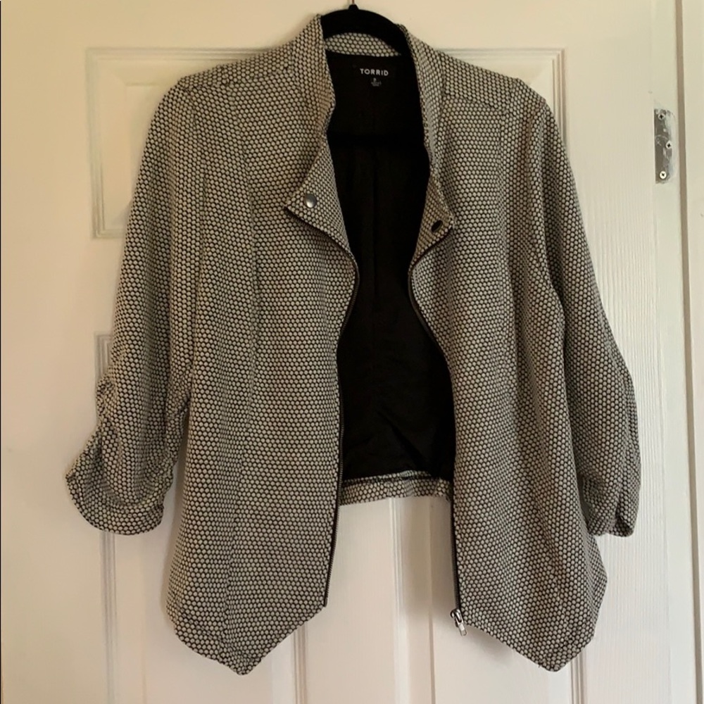 3/4 Sleeve Moto Jacket